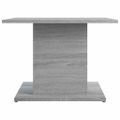 vidaXL Konferenčný stolík, sivá sonoma 55,5x55,5x40cm kompozitné drevo