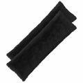 vidaXL Podložka s vankúšom HEERLEN Čierna 40 x 145 cm PV fleece