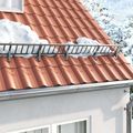 vidaXL Podpora strážcu snehu 6 ks Antracitová 29,5 x 3 x 34,5 cm Oceľ