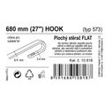 Stierač FLAT BULK (HOOK) 27"/680 mm