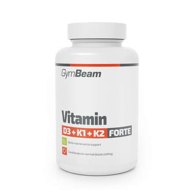 Vitamín D3+K1+K2 Forte - GymBeam