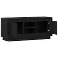 vidaXL TV skrinka 102 x 35 x 45 cm Čierny dub Kompozitné drevo