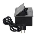 Výklopný blok zapustený ORNO OR-AE-13126/GR, 2x 230V a 2x USB, grafitová Výklopný blok zapuštěný ORNO OR-AE-13126/GR, 2x 230V a 2x USB, grafitová