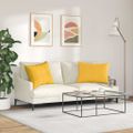 vidaXL Vankúše na pohovku 2 pcs Svetložltá 70 x 50 cm