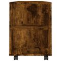 vidaXL TV skrinka dymový dub 102x34,5x43 cm kompozitné drevo