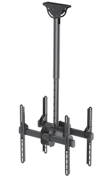 Neomounts Select  NM-C440DBLACK / Flat Screen Ceiling Mount (32-60") / Black Držák, VESA, stropní, pro dva ploché monitory/TV, úhloprícka 32"-60", náklon, otácení, rotace, nosnost 2× 45kg, cerný
