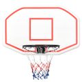 vidaXL Basketbalová doska biela 109x71x3 cm polyetén