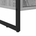 vidaXL Knižnica 99,5 x 30 x 108 cm Kompozitné drevo Sivý Sonoma