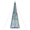 vidaXL LED vianočný stromček 1028 LED farebné 403 cm