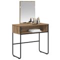 vidaXL Toaletný stolík Dub artisan 81 x 40 x 131 cm Kompozitné drevo
