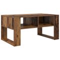 vidaXL Konferenčný stolík Staré drevo 92 x 53 x 45 cm Kompozitné drevo