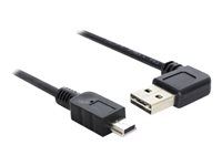 Kábel EASY-USB 2.0 Type-A samec zahnutý ľavý