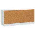 vidaXL TV skrinka Biela 102 x 34,5 x 47 cm Kompozitné drevo