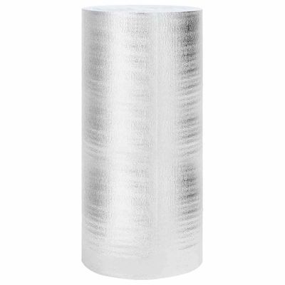vidaXL Reflexná fólia za radiátor Strieborná 50 x 1 m Polyetylén
