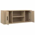 vidaXL TV skrinka dub sonoma 100x35x40 cm spracované drevo