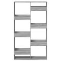 vidaXL Deliaca stena sivá sonoma 100x33x175 cm kompozitné drevo