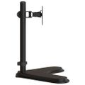 vidaXL Držiak monitora čierny oceľový VESA 75/100 mm