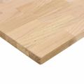 vidaXL Doska stolíka neošetrená 120x50x2,5 cm dubový masív obdĺžnikový