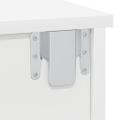 vidaXL Nočný stolík Biela 40 x 31 x 15 cm Kompozitné drevo