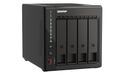 QNAP TS-453E-8G (4core 2,6GHz, 8GB RAM, 4x SATA, 2x M.2 NVMe slot, 2x HDMI 4K, 2x 2,5GbE, 4x USB) NAS server, 4× 3,5" SATA, Intel Celeron J6412, 8 GB DDR4, 2× 2,5GbE, 2× M.2 NVMe, 2× HDMI, USB 3.2 Gen 2