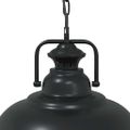 vidaXL Závesná lampa E27 čierna Ø 31 cm železná