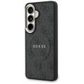 Puzdro Guess 4G Embossed Ring MagSafe pre Samsung Galaxy S26 Plus čierne