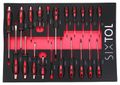Modul s náradím do dielenského vozíka MECHANIC TOOL TRAY 8, 21 ks SIXTOL