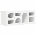 vidaXL TV skrinka ELST 100 x 35 x 40 cm Biela Kompozitné drevo