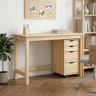 vidaXL Stolový a kolekčný set MOSS 2 pcs Hnedá