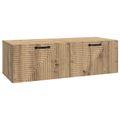 vidaXL Nástenná TV skrinka 98 x 41 x 30 cm Dub artisan