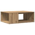 vidaXL Konferenčný stolík dub artisan 90x67x33 cm kompozitné drevo