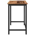 vidaXL stôl Staré drevo 80 x 50 x 76,5 cm Inžinierske drevo a oceľ