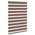 vidaXL Zebra roleta hnedá 95x100 cm šírka látky 90,9 cm polyester