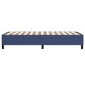 vidaXL Posteľný rám s boxspringom Modrá 100x200 cm Látka