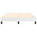 vidaXL Posteľný rám s boxspringom biely 140x200 cm umelá koža