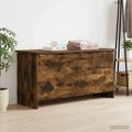 vidaXL Úložná truhlica Dymový dub 100 x 40 x 50 cm Kompozitné drevo