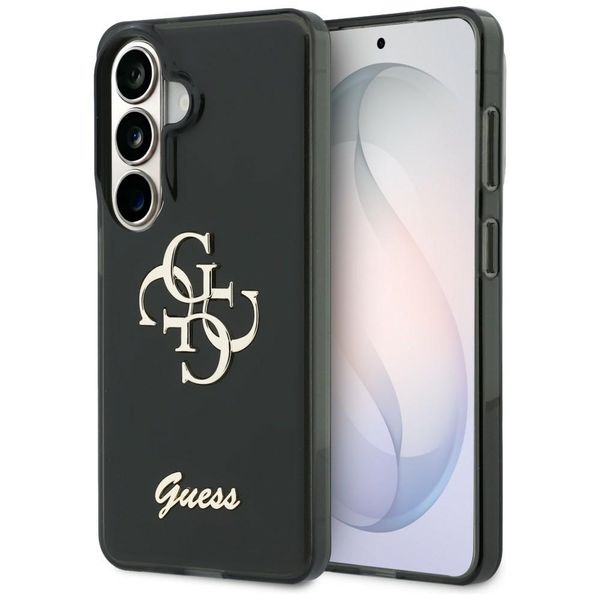 Obal Guess IML Big Metal 4G Script pre Samsung Galaxy S26 čierny