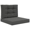 vidaXL Vankúš na vonkajšiu pohovku Polyester Antracitová 60 x 60 cm