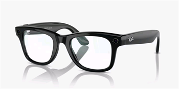 Meta Ray-Ban Wayfarer, AI okuliare, Shiny Black, Clear