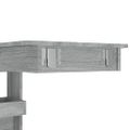 vidaXL Nástenný barový stôl sivý sonoma 102x45x103,5 cm spracov. drevo