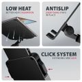AXAGON hliníkový stojan pro notebooky velikosti 10" - 17,3" s 360°rotací / STND-LR / černý Stojan, pro notebooky a tablety 10"–17.3", nosnost až 5kg, 360° rotace, nastavitelná výška 260 mm, výsuvné rameno 60 mm, hliník,