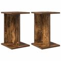 vidaXL Stojan na rastliny 2 ks Dymový dub 25 x 25,5 x 40,5 cm