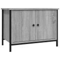 vidaXL TV skrinka s dvierkami sivá sonoma 60x35x45 cm spracované drevo