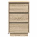 vidaXL Nočný stolík Sonoma dub 39 x 34,5 x 65 cm Kompozitné drevo
