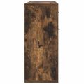 vidaXL Komoda dymový dub 88x30x70 cm spracované drevo