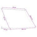 vidaXL Markíza Sivohnedá 100 x 150 cm 180 g / m² polyester s PU povrchom
