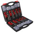 Sada na opravu závitov MECHANIC THREAD SET 261, M5 - M12, 1/4UNC-1/2UNC, 261ks SIXTOL