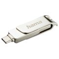 HAMA Rotate Pro, USB Kľúč, 256GB, strieborný