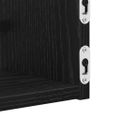 vidaXL Stenná polica 2 ks Čierny dub 80 x 16 x 14 cm