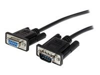 DB9 RS232 Serial Extension Cable - Samec na Samicu Cable (MXT1002MBK) - Sériová predlžovacia šnúra - DB-9 (M) do DB-9 (F) - 2 m - čierna - pre P/N: 1P3FPC-USB-SERIAL, IC232TTL, ICUSB2324I, ICUSB232D, ICUSB232V2, SV1108IPPWGB